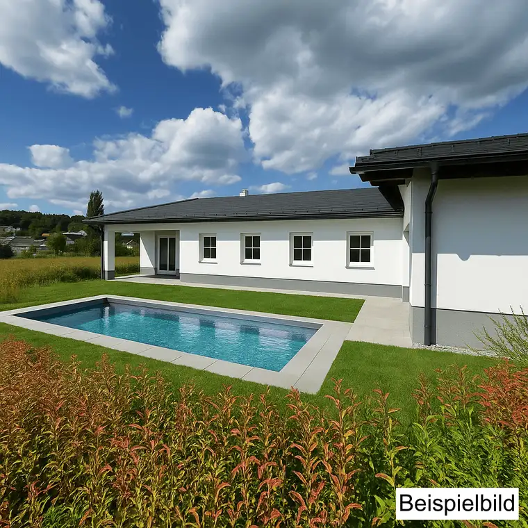 Rohbau - Einfamilienhaus (ca. 200 m²) mit Pool, Grünbereich und großer Garage Bad Tatzmannsdorf