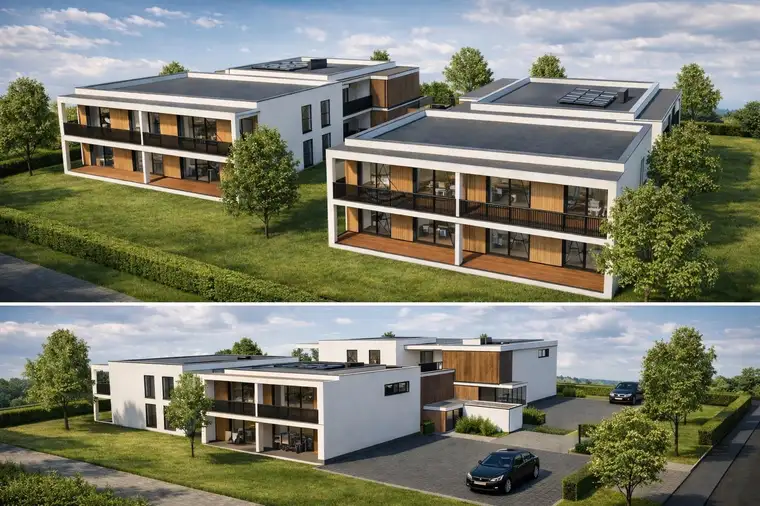 Neubau in Grafendorf bei Hartberg – Exklusive 3-Zimmer Mietwohnungen (72-76 m²) mit Terrasse und Garten