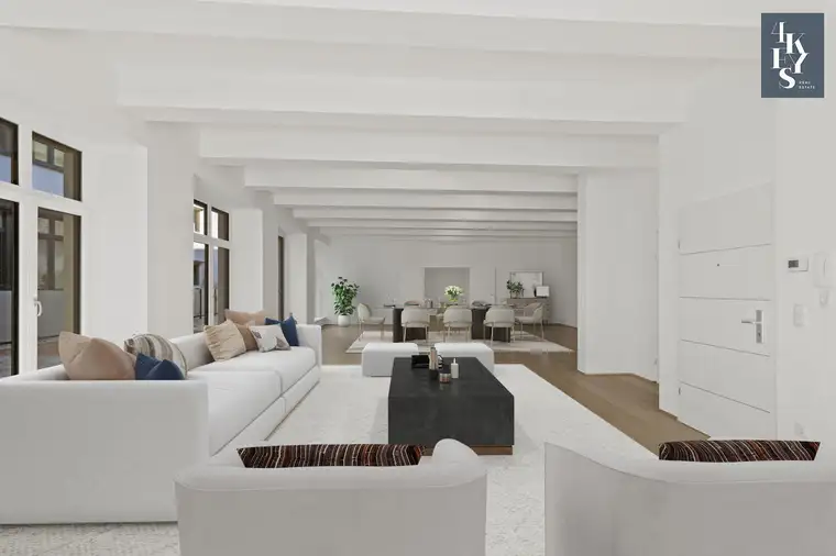 Urbanes Loft mit industriellem Flair und exklusivem Wohnkomfort in Oberdöbling
