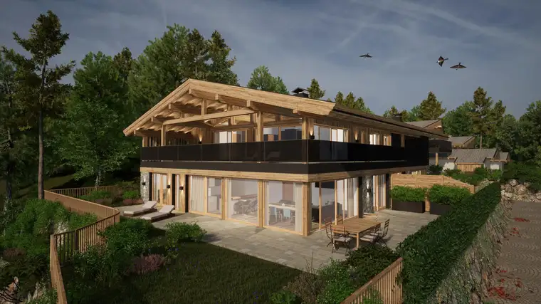 Projekt Weissensee mit Widmung Freizeitwohnsitz.Fertige Planung und Baugenehmigung inklusive.