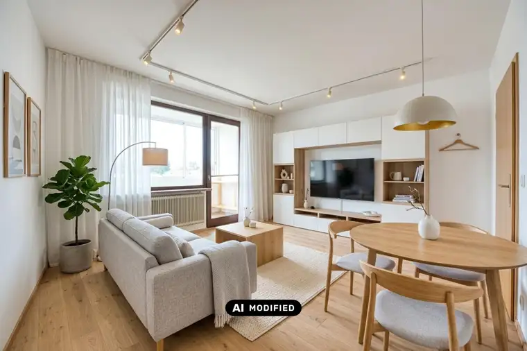 Endlich ein eigenes Zuhause: Gemütliche 2-Zimmer-Wohnung mit sonniger Loggia und Mietgarage in Timelkam!