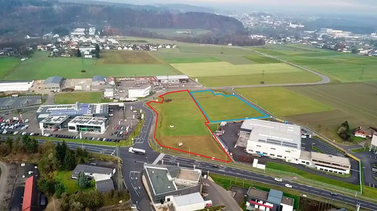 Betriebsbaugebiet - teilbar - BaurechtIn bester Lage an der B 145 - nähe A1/B1