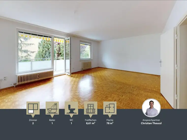 OBER ST. VEIT || inkl. schöner 9 m² Loggia || beg. Kleiderschrank || in Villengrünlage von Hietzing