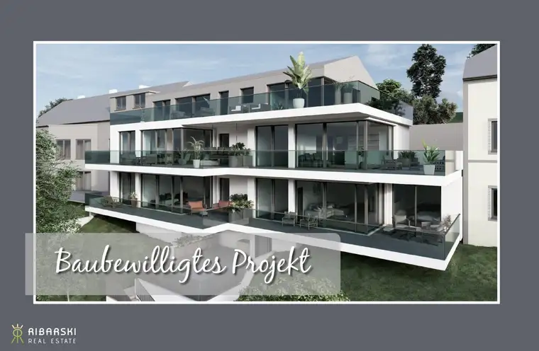 Exklusives Bauprojekt mit Fernblick - baubewilligt | bei Neuplanung: Grundstück kann geteilt werden!