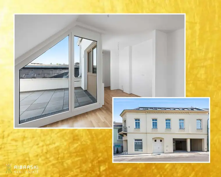 Wohnen in Verbundenheit - Charakterwohnung mit uneinsehbarer Dachterrasse - provisonsfrei, inkl. 2 TG Plätze