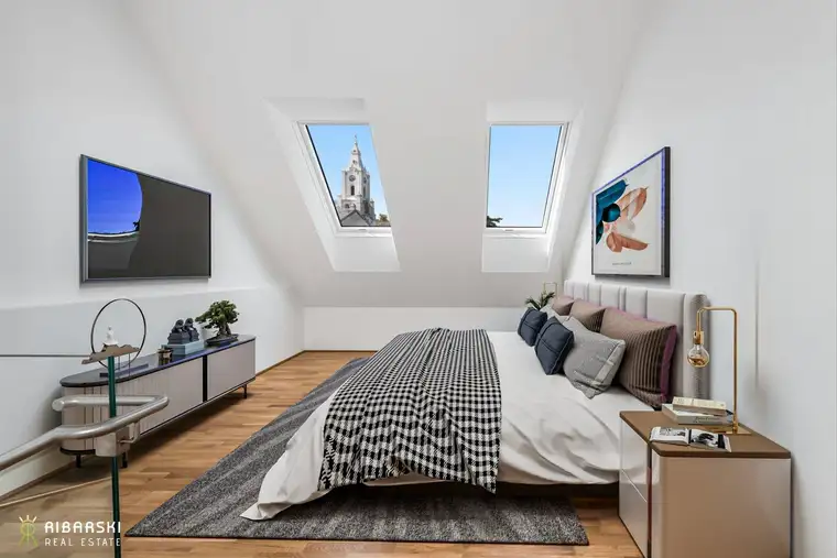PROVISIONSFREI inkl. 2 TG Plätze - Wohnen in Verbundenheit - stylische Maisonette mit südseitiger Dachterrasse