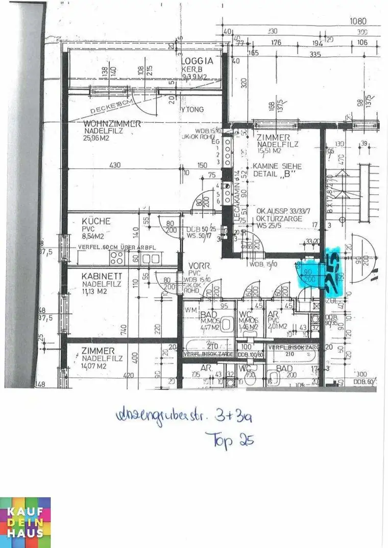 PROVISIONSFREIE GEFÖRDERTE 3 ZIMMERWOHNUNG