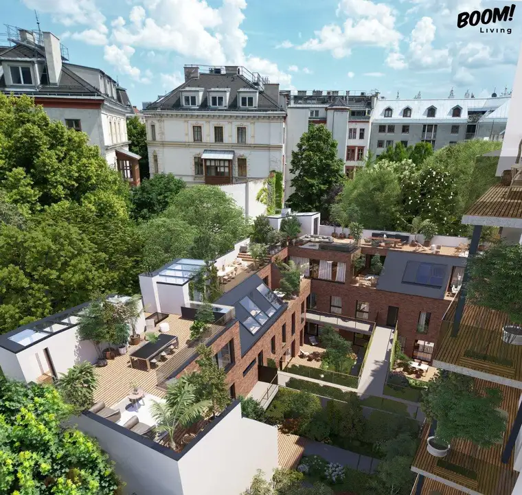 Exklusives Townhouse mit privatem Garten &amp; Rooftop-Terrassen in Bestlage 1050 Wien
