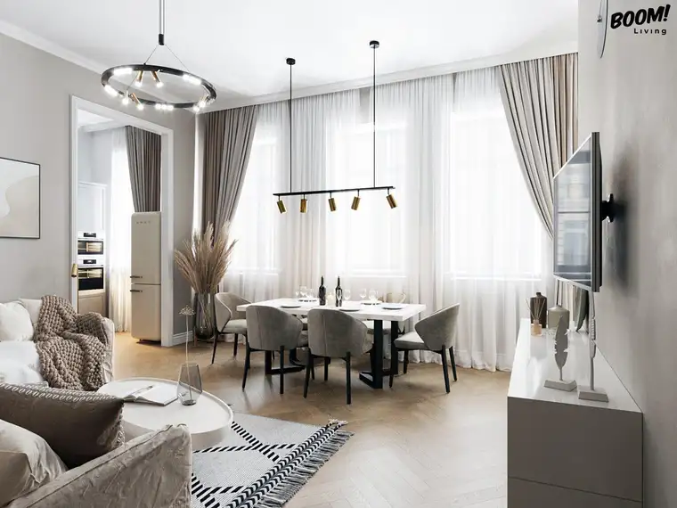 Exklusive 5-Zimmer Wohnung mit Balkon im 2. Bezirk
