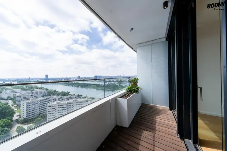Danubeflats – Österreichs höchstes Wohnhochhaus mit atemberaubendem Ausblick, exklusivem Spa und urbanem Luxus direkt an der Neuen Donau
