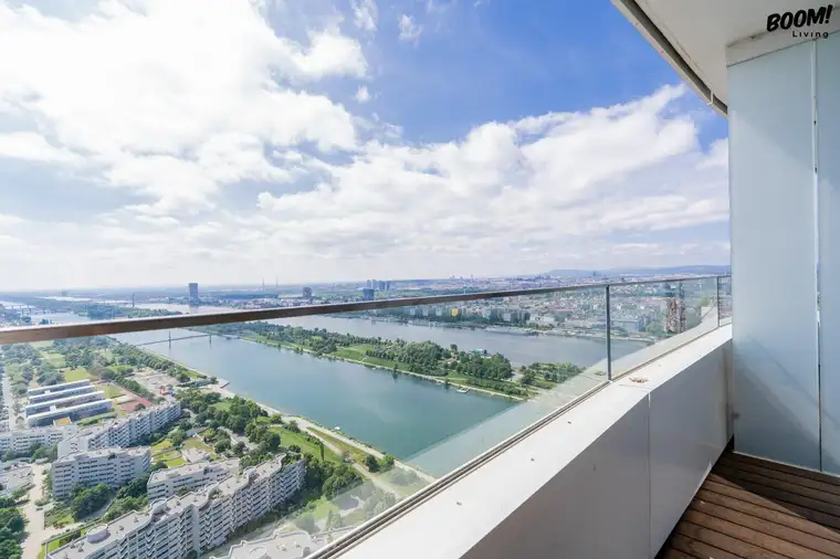 Danubeflats – Österreichs höchstes Wohnhochhaus mit atemberaubendem Ausblick, exklusivem Spa und urbanem Luxus direkt an der Neuen Donau