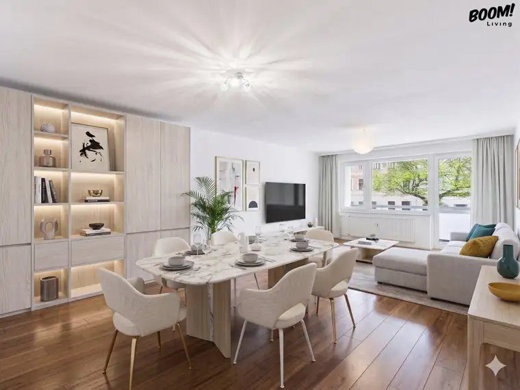 Charmante 3-Zimmer-Wohnung mit 2 Loggien im Herzen von 1080 Wien