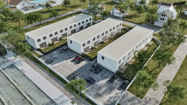 NEUBAU IN GROSSWEIKERSDORF | 16 Reihenhäuser ab € 390.000 | rund 110 m² Wohnnutzfläche + ca. 9 m² Terrasse + Eigengarten