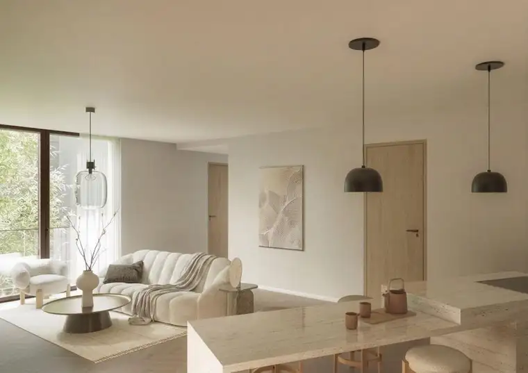 103 m² Erstbezug in Döbling: 4 Zimmer, zwei Terrassen, Wellnessbereich im Haus