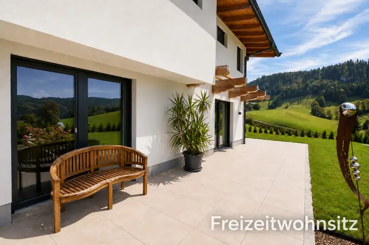 Freizeitwohnsitz - 3 Zimmer in Aussichtslage