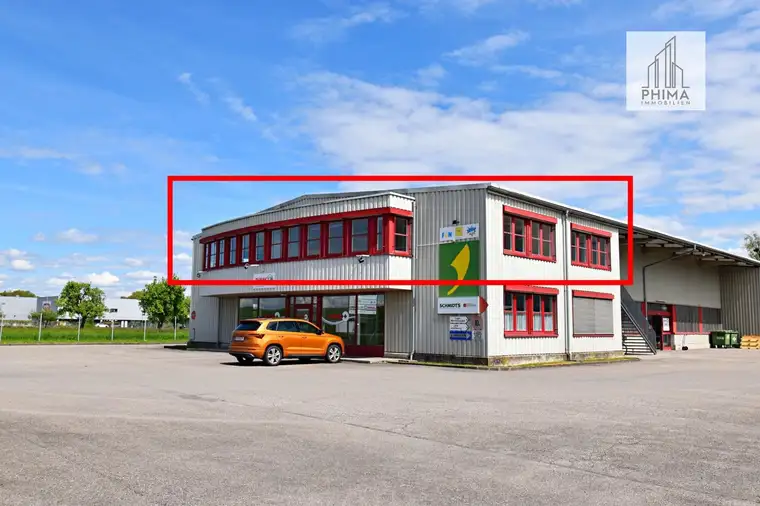 Schöne Büro- und Ausstellungsfläche samt Lagerfläche in Hard zu mieten