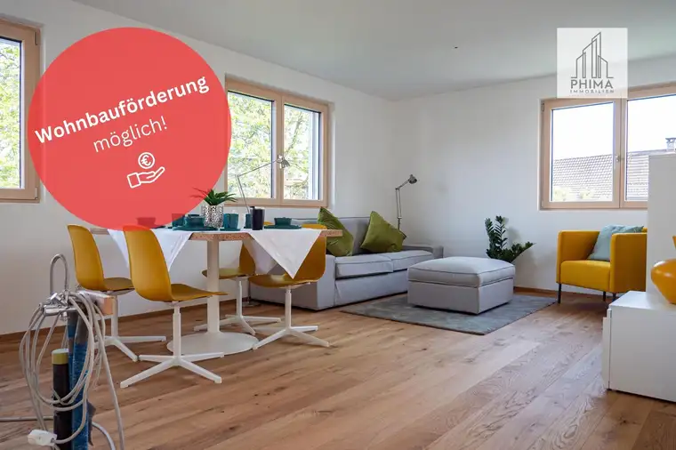Nagelneue 3-Zimmer Wohnung in Kleinwohnanlage
