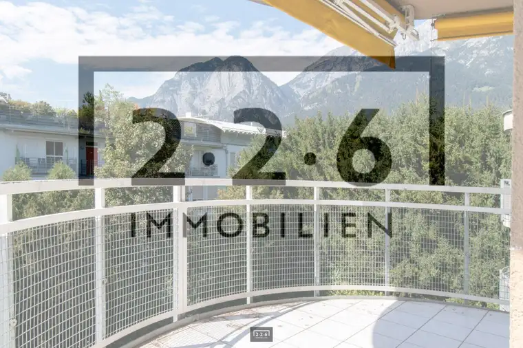 226 IMMOBILIEN: INNSBRUCK-MITTERWEG | 2 ZIMMER | 57 m² | WESTBALKON | TIEFGARAGE