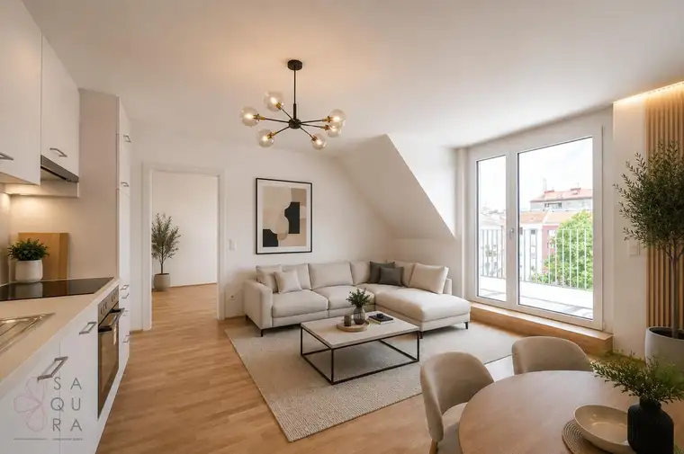 Premium-Neubau in Wien-Hernals – Bezugsfertige Mietwohnung mit Balkon &amp; Einbauküche