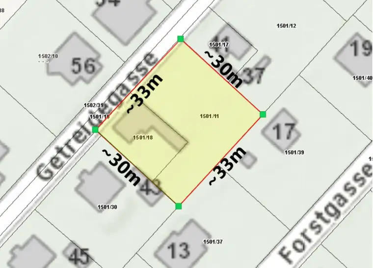 Ideal angelegtes Grundstück in Grün-Ruhelage!! Platz für bis zu 2 Häuser I ~ 15 Autominuten von Wien I