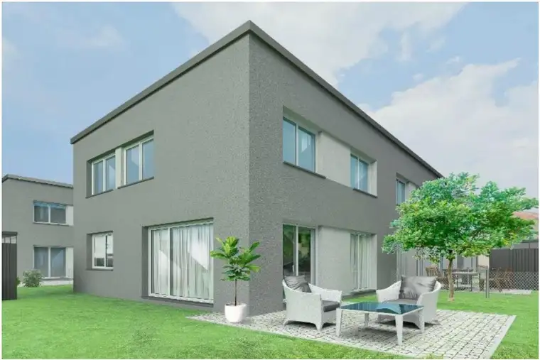 Reihenhausprojekt in Theresienfeld – Miete mit Kaufoption – Hochwertige Neubauten mit Garten in ruhiger Lage