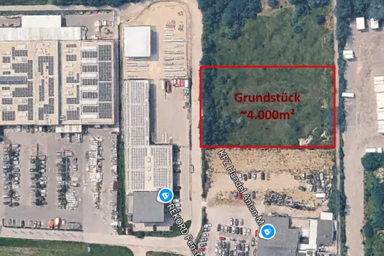Gewerbegrundstück mit rechtskräftiger Baubewilligung I 100 % verbaubare Fläche in Top-Lage