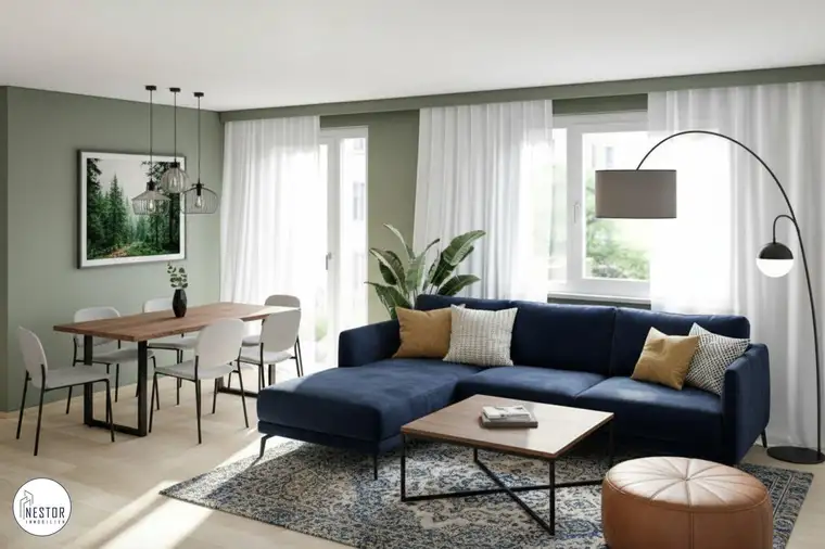 Anlegerwohnung | Moderne 2-Zimmer-Wohnung mit Terrasse nahe der Alten Donau – | Vermietet