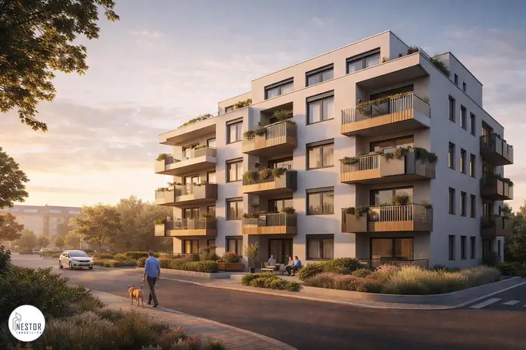 Moderne 3-Zimmer-Gartenwohnung – Erstbezug &amp; Provisionsfrei in Floridsdorf