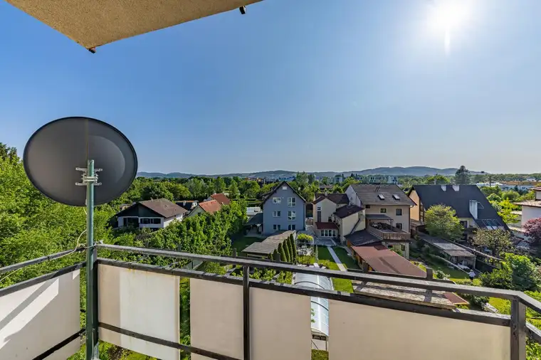 Sonnige 3-Zimmer Mietwohnung mit Balkon in Korneuburg! Unverbaubarer Ausblick!