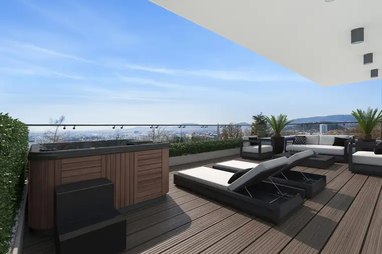 Modernes Penthouse in bester ruhiger Aussichtslage im Bezirk Waltendorf