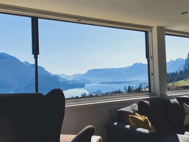 Provisionsfrei &amp; Zweitwohnsitz möglich: Wunderschönes Loft mit magischem Seeblick in St. Gilgen