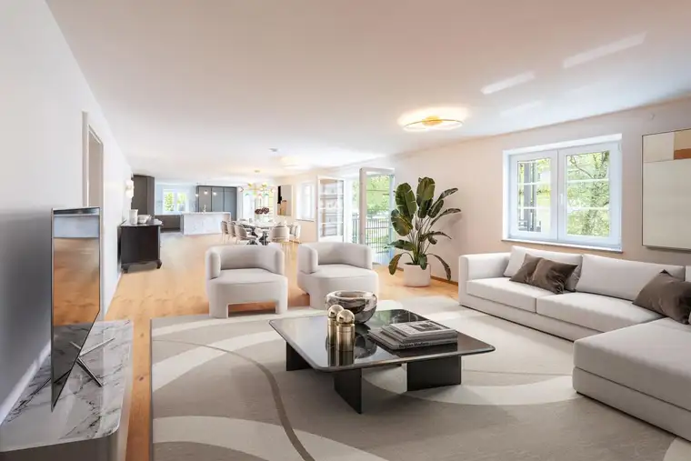 3/4-Zimmer Wohnung "Eichenloft" mit Garten und 2 Balkonen