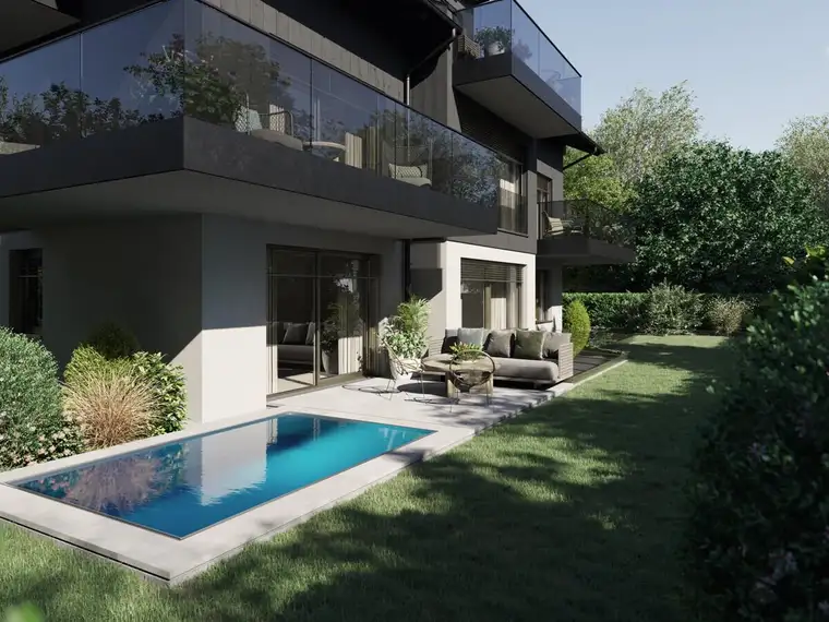 Neubauprojekt "Das Riedl" TOP 1 - Gartenwohnung mit Pool.