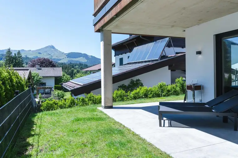 Exklusive Gartenresidenz mit Bergblick in Fieberbrunn