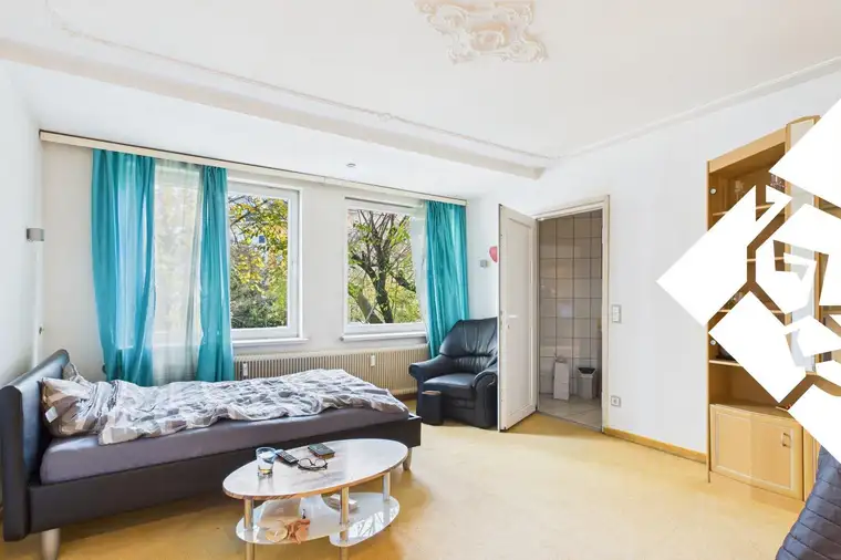 Ihre Chance: 1,5-Zimmer-Wohnung mit Entwicklungsmöglichkeiten zu kaufen!