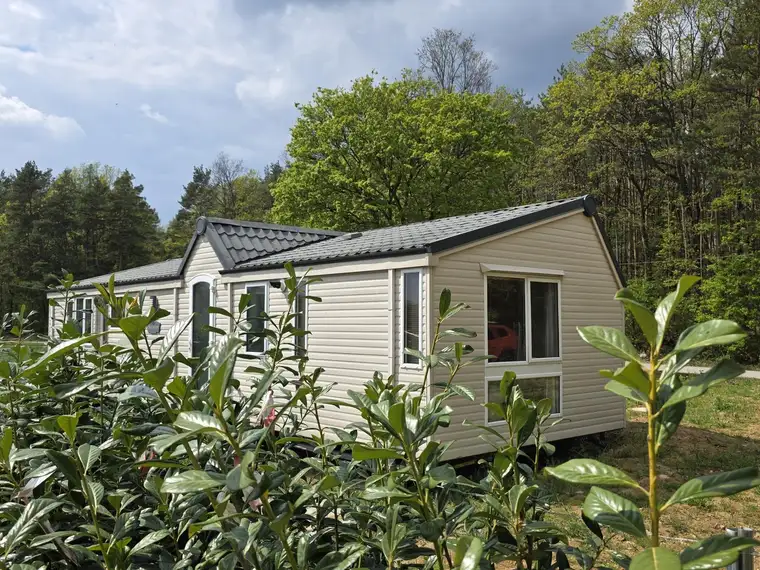 Mobilheim/ Tinyhaus auf 435m2 EIGENgrund am Waldrand (auch ganzjährig, Hauptwohnsitz)