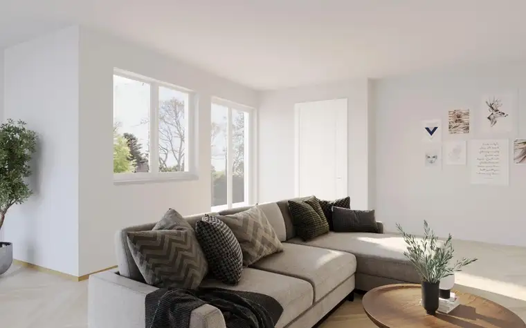Lichtdurchflutete 2-Zimmer-Gartenwohnung am Adneter Riedl