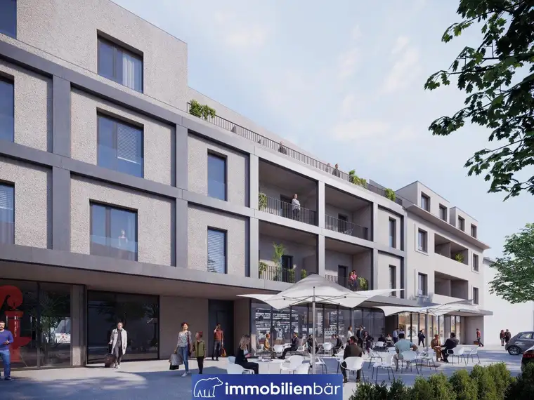 Trattnach.Quartier - Verkaufsladen/Café/Bäckerei/Büro - super attraktive Gewerbeeinheit mit MEGA Werbewirksamkeit