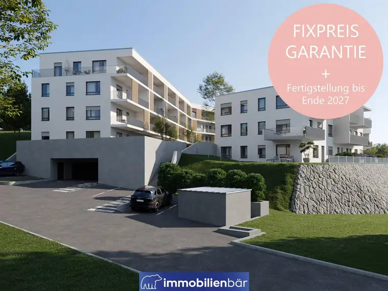 Baustart bereits erfolgt - Wohnen am Uberlberg - Neubau- Gartenwohnung in Bestlage in Bad Schallerbach Top 5