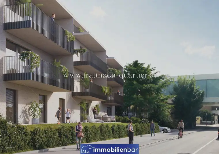 Trattnach.Quartier - UFERSTRAßE / 2 Zimmer - Gartenwohnung - Top 1 Uferstraße