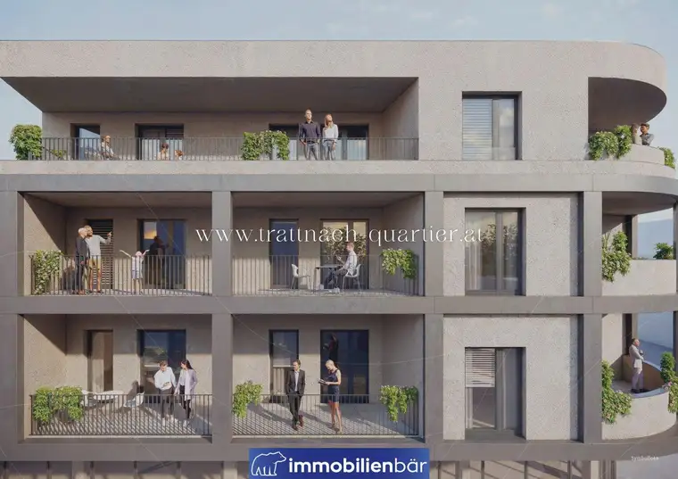 Trattnach.Quartier - helle 3 Zimmerwohnung mit Balkon und Weitblick