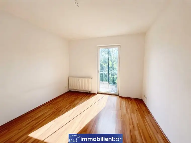 Klein, fein &amp; mit großem Balkon. 2-Zimmer-Wohnung im Gründberghof Linz
