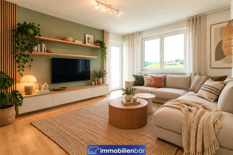 Gemütliche und ruhige 4 Zimmer Wohnung mit Loggia in Neumarkt