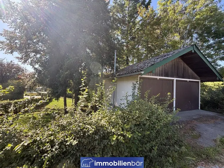 Baugrundstück mit Garage und Werkstatt- naturnaher Lage in Riedau - Grundstück Nr. 1