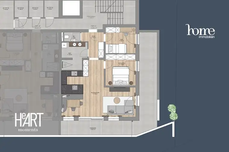 Exklusive Dreizimmer-Terrassenwohnung in Hart im Zillertal | HeARTmoments - TOP 01 - PROVISIONSFREI DIREKT VOM BAUTRÄGER