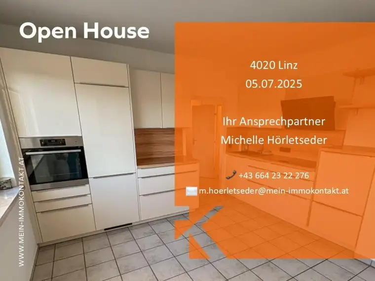 *BESICHTIGUNGSTAG am 05.07.25* Linz Froschberg - großzügige 4-Zimmer Wohnung mit Loggia