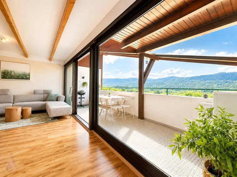 Großzügig wohnen mit Urlaubsfeeling – Panoramaterrasse &amp; Einliegerwohnung