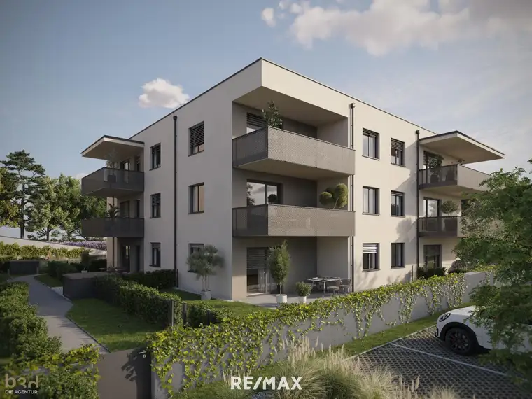 Smart geschnittene 2-Zimmer-Wohnung mit privatem Garten