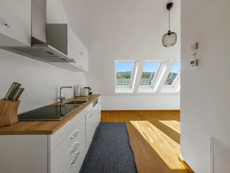 Wohnen mit Weitblick – 115m2 Maisonette Wohnung mit zwei Terrassen und Top-Anbindung in Klosterneuburg