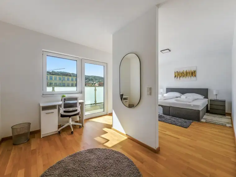 Wohnen mit Weitblick – 115m2 Maisonette Wohnung mit zwei Terrassen und Top-Anbindung in Klosterneuburg